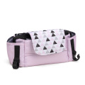 2021 New  Design Nylon Canvas Zipper Printed Baby Diaper Bag Mother Hand  Carry And Milk With Storage Stroller Bag